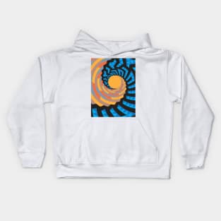 Geometric Wave Kids Hoodie